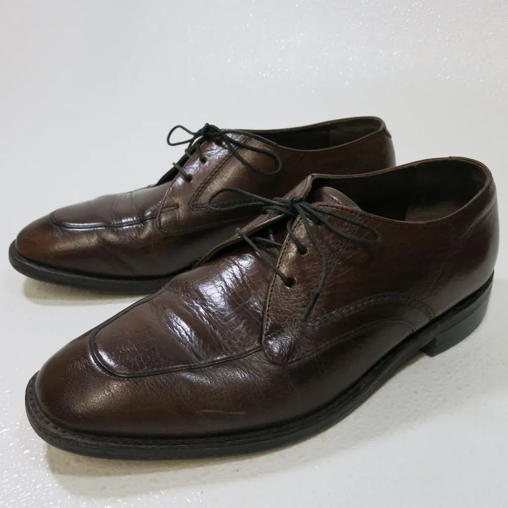 Freeman Oil Tanned Leather Dress Oxfords Shoes Men's Footwear Leather 6.5 E